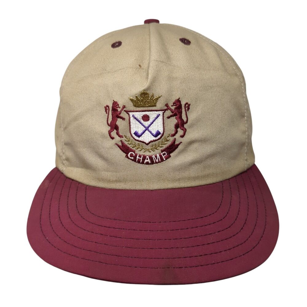 Champ Slideback Hat Multi One Size Adjustable Leather Strap Colorblock